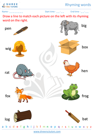 Rhyming Words 6
