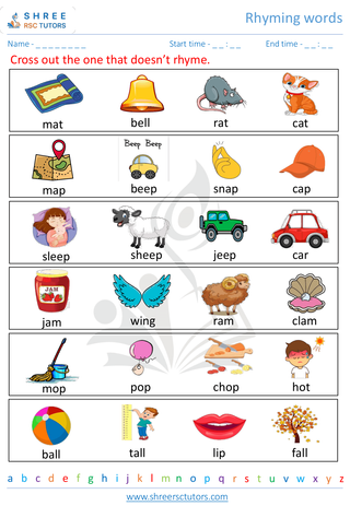 Rhyming Words 3