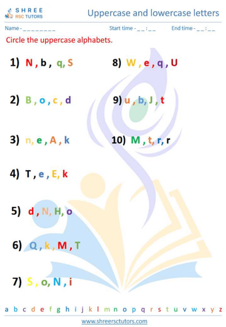 Uppercase & Lowercase 2