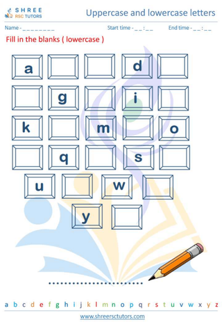 Uppercase & Lowercase 3