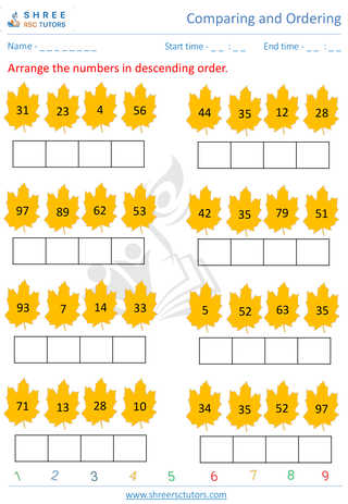 Ascending And Descending Numbers 5