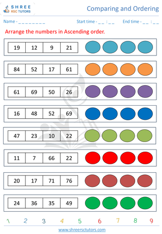 Ascending And Descending Numbers 7