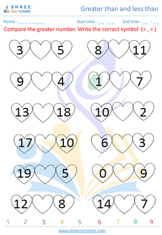 Greater And Smaller Sign  6