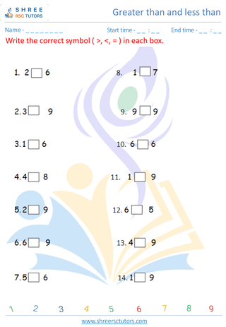 Greater And Smaller Sign 8