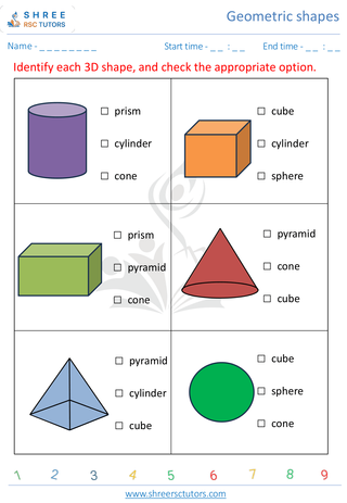Identify 3D Shapes 4