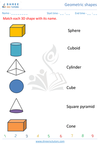 Identify 3D Shapes 1