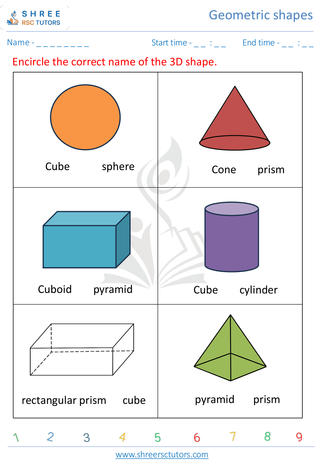 Identify 3D Shapes 7