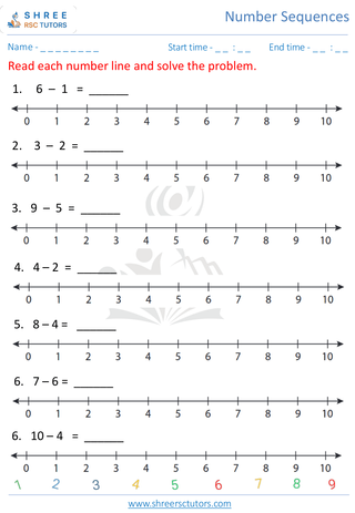 Number Line 9