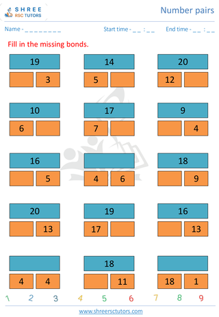 Number Bonds Upto 20 (4)