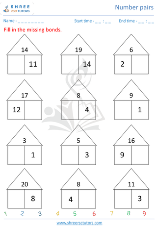 Number Bonds Upto 20 (5)