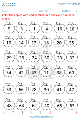 Even And Odd Numbers 10