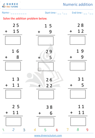 Vertical  Addition 1