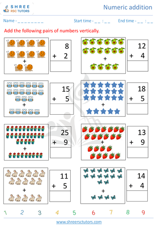 Vertical  Addition 2
