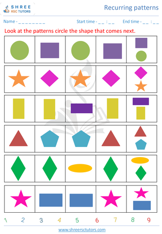 What Is Next Shape And Number 6