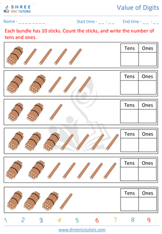 Count Ones And Tens 1