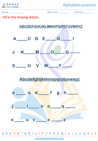 Alphabets Practice 6