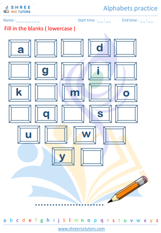 Alphabets Practice 5