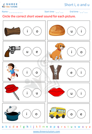 Short I, O And U   2