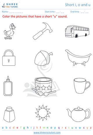 Short I, O And U   5