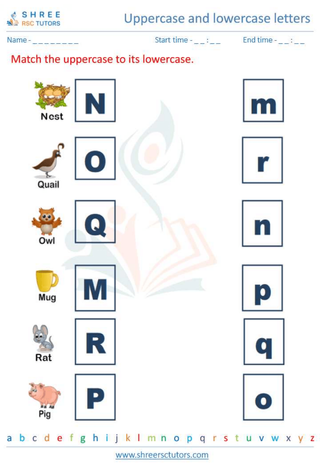Uppercase And Lowercase Letter 3