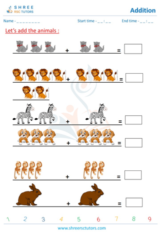 Addition Lower Kindergarden 4