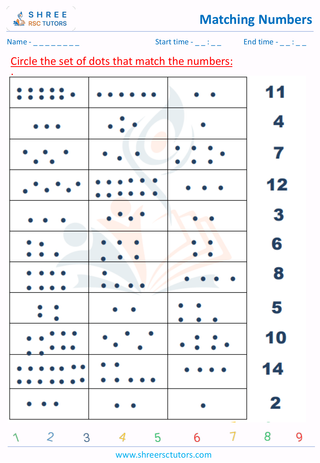 Matching Numbers (15)