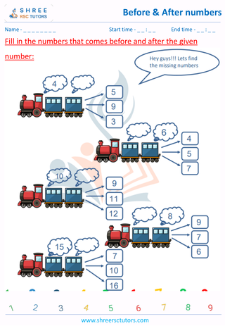 Before And After Numbers Lower Kindergarden 7