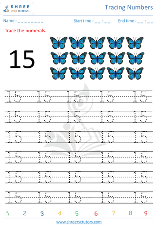 Tracing Numbers 15