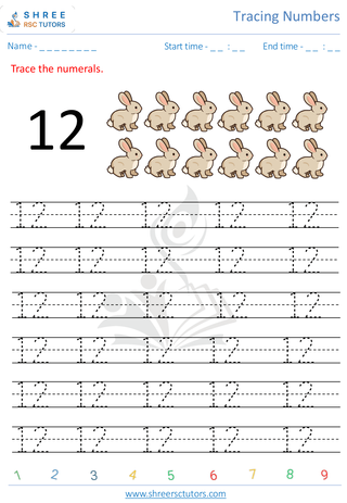 Tracing Numbers 12